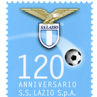 Lazio, il primo francobollo italiano del 2020 omaggia i 120 anni biancocelesti