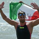 Domenico Acerenza oro nella 10km in acque libere agli Europei di nuoto di Roma