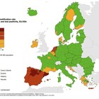 La mappa del contagio in Europa