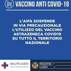 Vaccino AstraZeneca sospeso, Regione Lazio: «Prenotazioni sospese, sms a chi ha appuntamento domani»