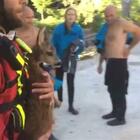 Rischia di essere travolto dal fiume: capriolo salvato alla Cascata delle Marmore
