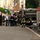 Bus dell'Atac a fuoco in piazza Venezia: paura in centro, traffico in tilt