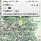 Terremoto in provincia di Cuneo: scossa a Pontechianale di magnitudo 3.5