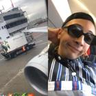Incidente tra aereo e furgone a Linate, Ghali tra i passeggeri a bordo filma tutto: «Ci siamo scontrati col camion delle verdure»