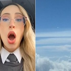 La pilota e il video durante il volo: «Quello era un ufo?». Il web reagisce così