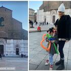 Ilary Blasi, il curioso gioco a Bologna con la piccola Isabel: «Se venite qui fatelo»