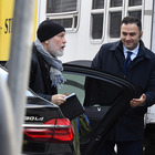 John Malkovich gira a Roma per Paolo Sorrentino (foto Rino Barillari)