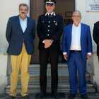 Il procuratore d'Emmanuele in visita alla stazione dei carabinieri di Ausonia