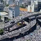 Buenos Aires, folla oceanica in strada per l'Argentina campione del mondo: le immagini dall'alto