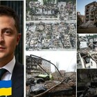 Zelensky posta foto delle città distrutte: «Russi pagheranno per ciò che hanno fatto»