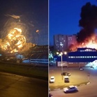 Russia, aereo militare precipita su un edificio: almeno due morti e 15 feriti