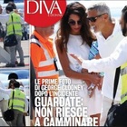 George Clooney, prima uscita in pubblico dopo l'incidente: non riesce a salire in aereo, Amal lo sorregge