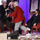 Vittorio Sgarbi e Giampiero Mughini, rissa al Maurizio Costanzo Show. Le foto su Dagospia