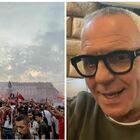 Scudetto Milan, il tifoso Giorgio Panariello impazzisce di gioia: «Pioli ti amo»