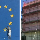 Bansky, sparisce il murale dedicato alla Brexit