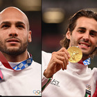 Jacobs e Tamberi premiati con la medaglia d'oro sul podio: emozione per gli eroi azzurri a Tokyo 2020 Foto