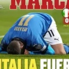 Italia, la disfatta azzurra fa il giro d'Europa: le prime pagine dei giornali di oggi