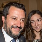 Matteo Salvini con la fidanzata Francesca al concerto inaugurale del Salone del mobile