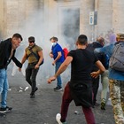 Manifestazione no Green Pass a Roma, scontri e cariche contro la polizia (Foto: Toiati)