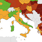 Covid, nessuna regione in rosso: mezza Italia in verde, le altre in giallo. La mappa aggiornata