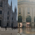 Milano deserta per il Coronavirus, il tour nel centro città spettrale