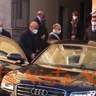 Il Presidente Mattarella rende omaggio a David Sassoli alla camera ardente in Campidoglio