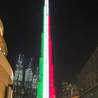 Coronavirus, i monumenti nel mondo che si sono tinti dei colori della bandiera italiana