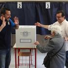 Salvini, Di Maio e Zingaretti al voto Foto