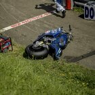 Moto2: incidente choc, Syahrin centra la moto di Bastianini e schizza in aria