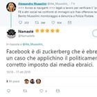Alessandra Mussolini e il giallo del like - poi tolto - ad un tweet antisemita