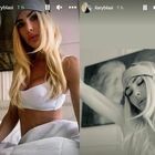 Ilary Blasi, la notte è sexy: il 'pigiama' infiamma Instagram. «Reggiseno e mascherina»