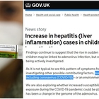 Nuova variante covid è la causa dell'epatite nei bambini?