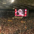 Francesco Valdiserri, la Roma lo saluta: la foto sullo schermo e l'applauso dell'Olimpico. Tutta la famiglia ospite in tribuna