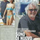 Flavio Briatore ed Elisabetta Gregoraci in Versilia con Nathan Falco (Diva e donna)