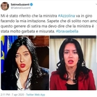 Sabina Guzzanti ironizza: «Mi è stato riferito che la ministra Azzolina va in giro facendo la mia imitazione»