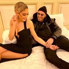 Sanremo 2020, Elodie festeggia in camera con il fidanzato Marracash