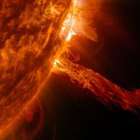 La spettacolare eruzione solare