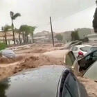 Sicilia, auto travolte da acqua e fango a Scordia