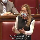 Giorgia Meloni a Giuseppe Conte: «Fate rimpiangere la prima Repubblica»