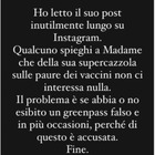 Selvaggia Lucarelli punge Madame sulle false vaccinazioni: «Non ci interessa nulla»
