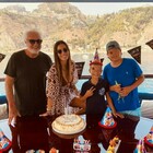 Elisabetta Gregoraci sullo yacht dell'ex-marito, Flavio Briatore per festeggiare il compleanno del nipotino Gabriel