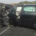 Frontale tra due auto sulla Prenestina: quattro feriti, anche una mamma con due bambini