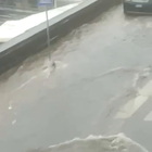 Maltempo a Napoli, bomba d'acqua in città