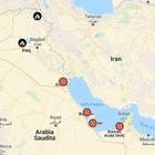 Lo scenario: quattro siti Usa possibili obiettivi di Teheran Mappa