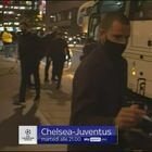 Chelsea-Juve, l'arrivo a Londra dei bianconeri