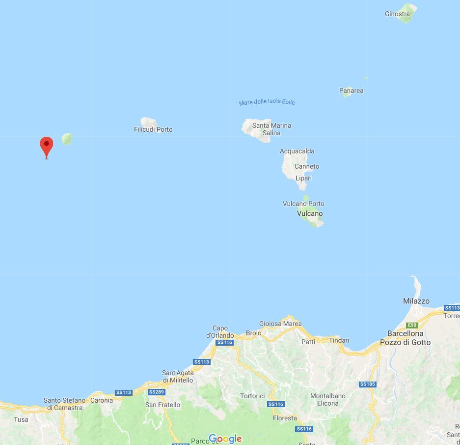 Terremoto alle isole Eolie, epicentro al largo di Alicudi